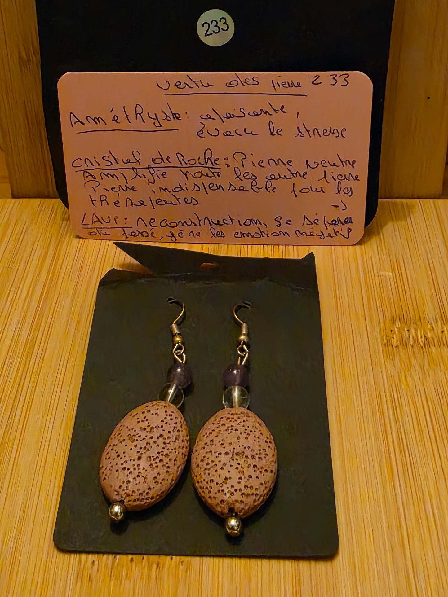 Bijoux lithotherapie